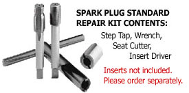spark plug thread repair kit for stripped spark plug thread repair kit
